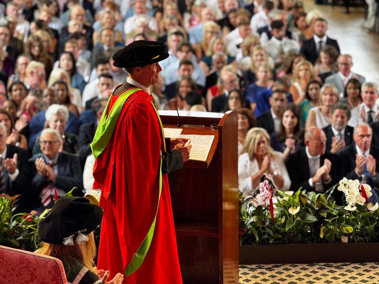 Orator Pro being used at a graduation ceremony in Leeds